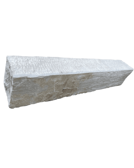 Bordure grès kandla white beige blanc rosé - 100/20 cm Ep. 14 cm 