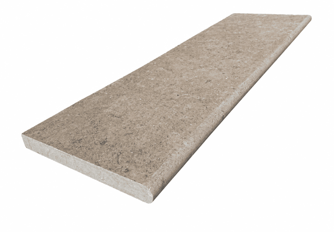 Margelle Sinaï Pearl Antico 30/100 cm Ep. 3 cm - 1 bord arrondi - Unité de vente 1 ml