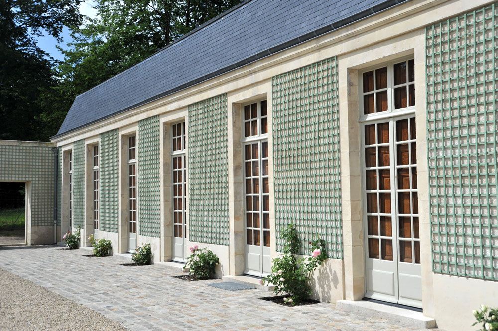 Pavés grès Fontainebleau de réemploi 14/20 ép. 14/16 cm - unité de vente 1m² ( 280 kg)