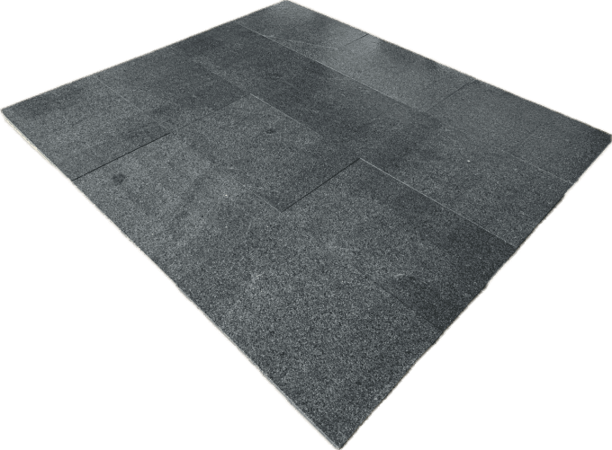 Dallage granit gris Galactic - 40/60cm Ep. 1.5cm - Unité de vente 1m² (4 dalles)