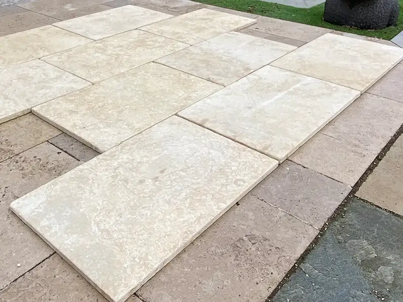 Dallage new sunny heritage 40/60 cm Ep. 1.2 cm - Unité de vente 0.972 m² (4 dalles)