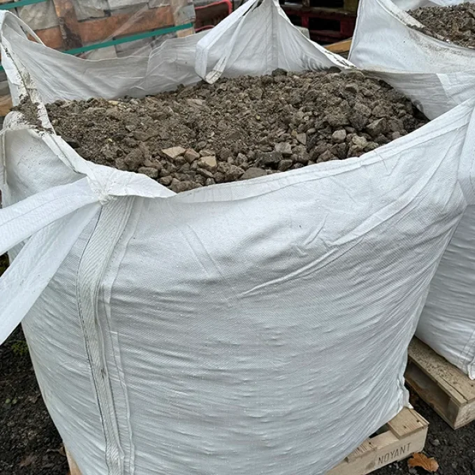 Grave recyclée de concassé 0/40 mm - Conditionnement big bag d’1.4 tonne sur palette 
