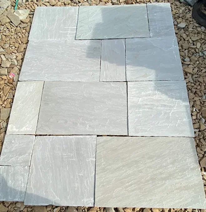 Dallage grès kandla Gris Opus 4 formats Ep.2.2 cm  - Unité de vente 0.781 m²