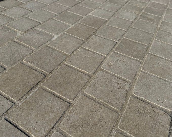 Pavés  new sunny heritage 14/14 cm Ep. 4 cm - unité de vente : 1 m² pour 42 pavés