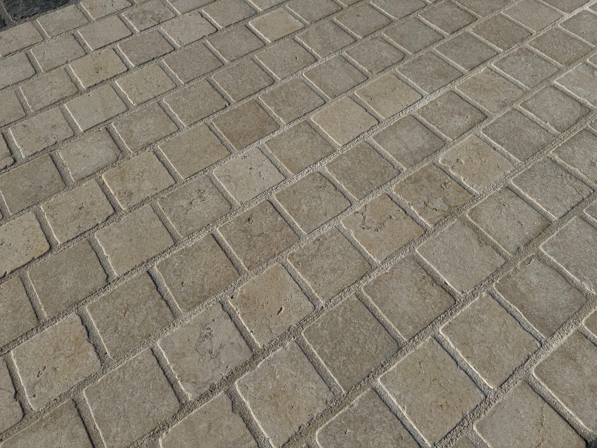 Pavés  new sunny heritage 14/14 cm Ep. 4 cm - unité de vente : 1 m² pour 42 pavés