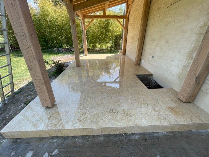 Dallage new sunny antico 40/60 cm Ep. 1.5 cm - Unité de vente 0.972 m² (4 dalles)