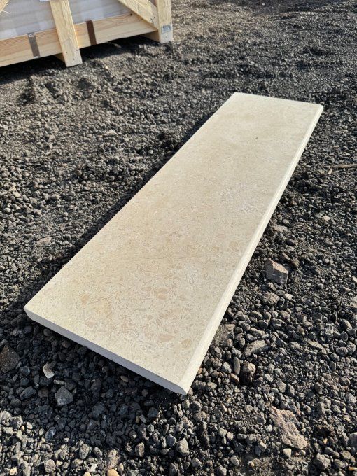 Margelle New Sunny Heritage 30/100 cm Ep. 3 cm - 1 bord arrondi - Unité de vente 1 ml