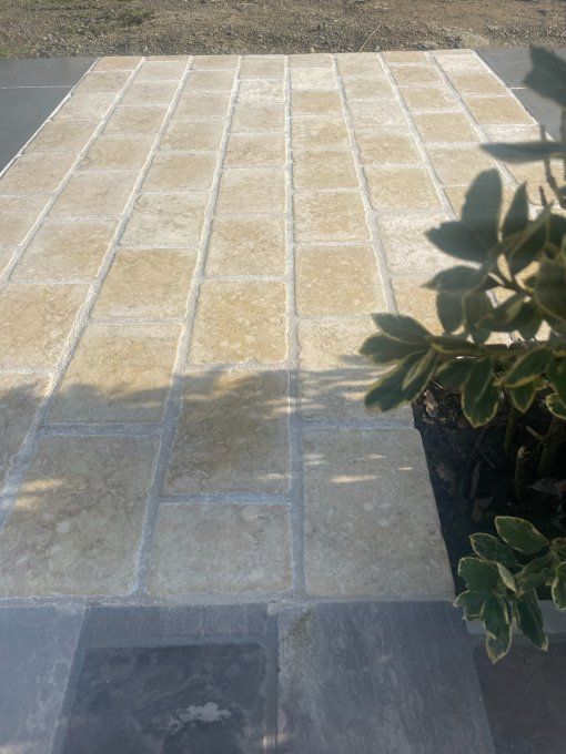 Pavés  new sunny heritage 14/20 cm Ep. 4 cm - unité de vente : 1 m² pour 30 pavés