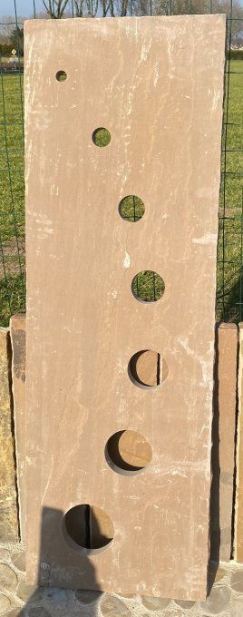 Palissade 7 trous grès kandla multi color 150/50 ep.3/5