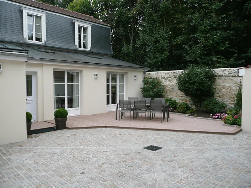 Pavés grès kandla Multi Color  10/10 cm Ep. 5/7 - unité de vente : 1 m² pour 76 pavés