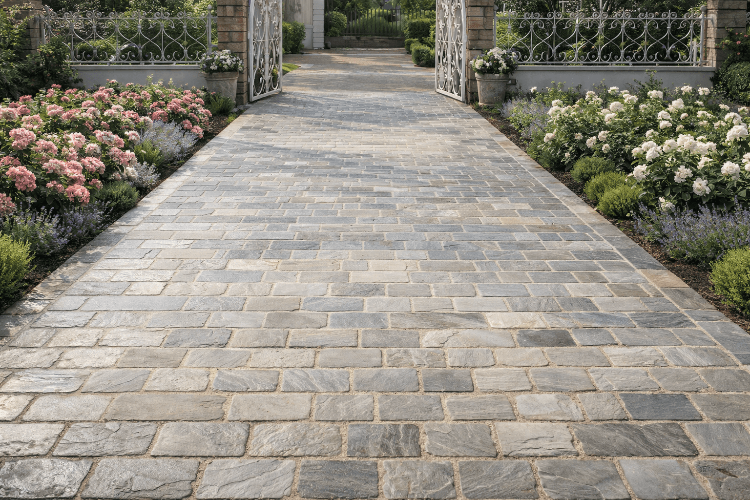 pavé grès kandla multicolore allée carrossable